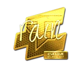 Sticker | rain (Gold) | Atlanta 2017 image