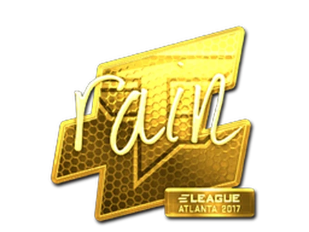 Sticker | rain (Gold) | Atlanta 2017 image