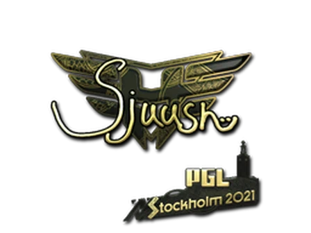 Sticker | sjuush (Gold) | Stockholm 2021 image