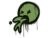 Sealed Graffiti | Puke (Battle Green) image