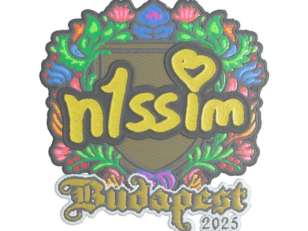 Sticker | n1ssim (Embroidered) | Budapest 2025 image