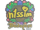 Sticker | n1ssim (Embroidered) | Budapest 2025 image