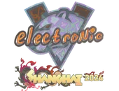 Sticker | electronic (Holo) | Shanghai 2024 image