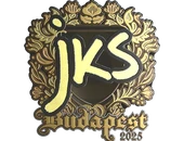 Sticker | jks (Gold) | Budapest 2025 image