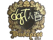 Sticker | dgt (Gold) | Budapest 2025 image