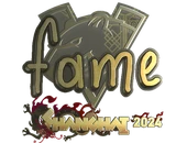 Sticker | fame (Gold) | Shanghai 2024 image