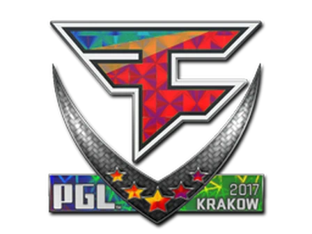 Sticker | FaZe Clan (Holo) | Krakow 2017 image
