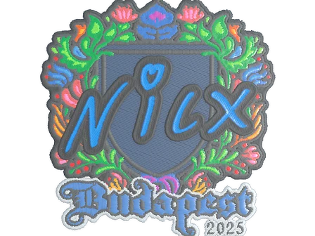 Sticker | nicx (Embroidered) | Budapest 2025 image