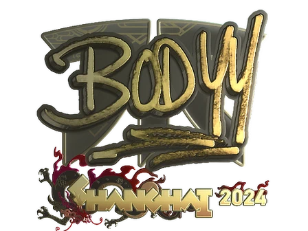 Sticker | bodyy (Gold) | Shanghai 2024 image
