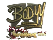 Sticker | bodyy (Gold) | Shanghai 2024 image