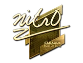 Sticker | nitr0 (Gold) | Boston 2018 image