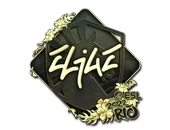 Sticker | EliGE (Gold) | Rio 2022 image