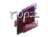Sticker | ropz (Foil) | Boston 2018 image