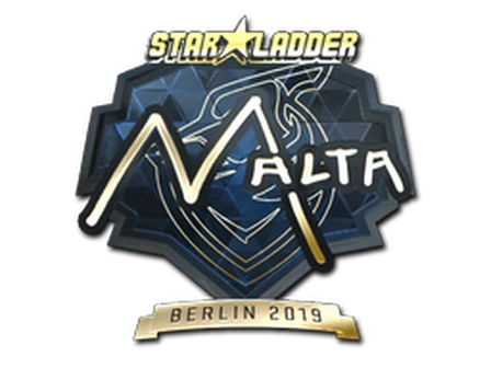 Sticker | malta (Gold) | Berlin 2019 image
