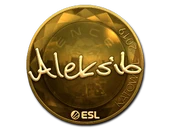 Sticker | Aleksib (Gold) | Katowice 2019 image