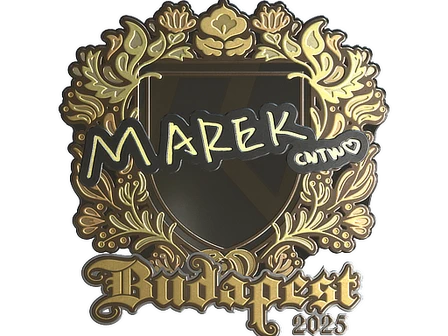 Sticker | Marek (Gold) | Budapest 2025 image
