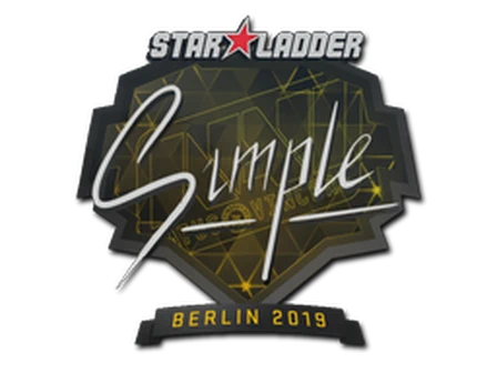 Sticker | s1mple | Berlin 2019 image