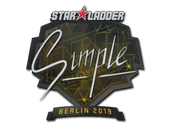 Sticker | s1mple | Berlin 2019 image