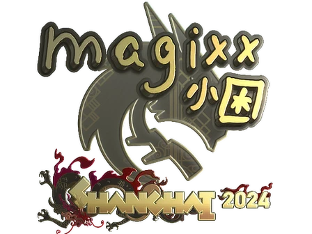 Sticker | magixx (Gold) | Shanghai 2024 image