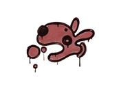 Sealed Graffiti | Popdog (Blood Red) image