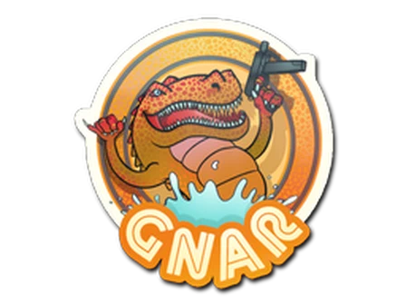 Sticker | Orange Gnar image