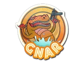 Sticker | Orange Gnar image
