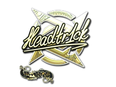 Sticker | headtr1ck (Gold) | Paris 2023 image