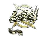 Sticker | headtr1ck (Gold) | Paris 2023 image