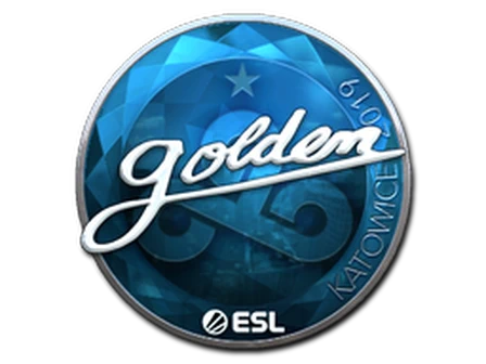 Sticker | Golden (Foil) | Katowice 2019 image