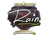 Sticker | rain (Gold) | Berlin 2019 image