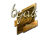 Sticker | byali (Gold) | Boston 2018 image