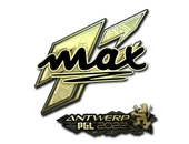 Sticker | max (Gold) | Antwerp 2022 image
