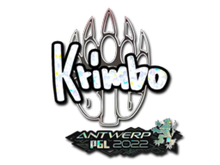 Sticker | Krimbo (Glitter) | Antwerp 2022 image
