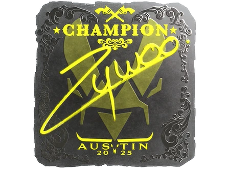 Sticker | ZywOo (Foil, Champion) | Austin 2025 image