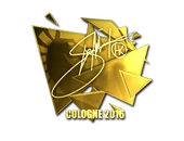 Sticker | Hiko (Gold) | Cologne 2016 image