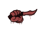 Sealed Graffiti | Backstab (Blood Red) image