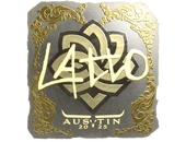 Sticker | latto (Gold) | Austin 2025 image