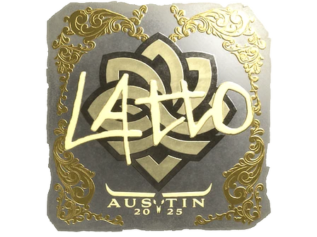 Sticker | latto (Gold) | Austin 2025 image