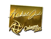 Sticker | allu (Gold) | Cologne 2015 image