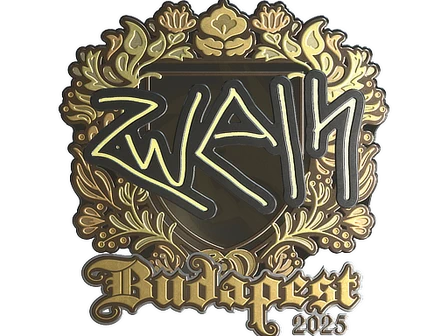 Sticker | zweih (Gold) | Budapest 2025 image