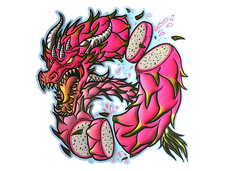 Sticker | Dragon Fruit (Foil) image