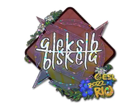 Sticker | Aleksib (Glitter) | Rio 2022 image
