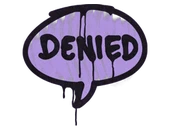 Sealed Graffiti | Denied (Violent Violet) image