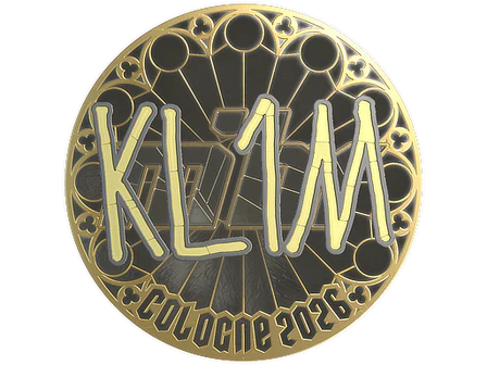 Sticker | kl1m (Gold) | Cologne 2026 image