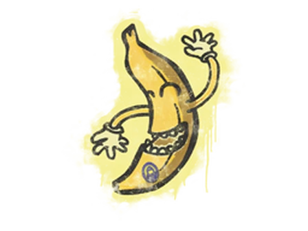 Sealed Graffiti | Banana image