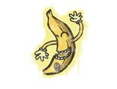 Sealed Graffiti | Banana image