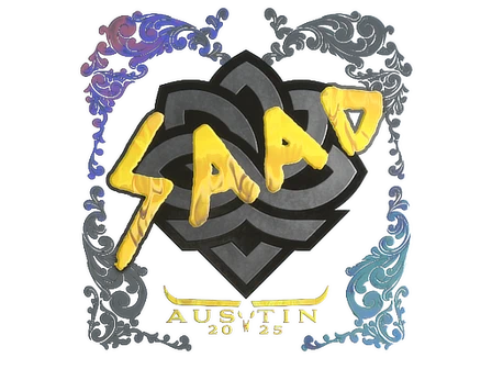 Sticker | saadzin (Holo) | Austin 2025 image