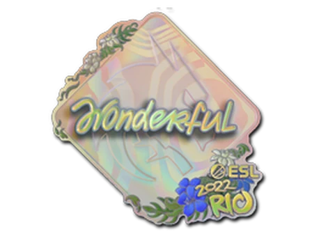 Sticker | w0nderful (Holo) | Rio 2022 image
