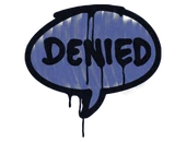 Sealed Graffiti | Denied (SWAT Blue) image