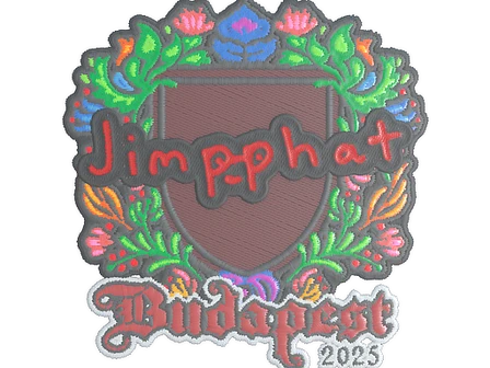 Sticker | Jimpphat (Embroidered) | Budapest 2025 image